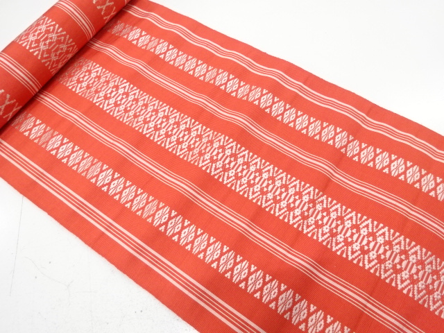 JAPANESE KIMONO / ANTIQUE BOLT FOR HASSUN OBI / SILK / CHIKUZEN HAKATA